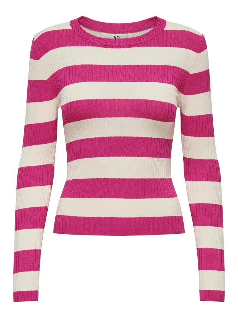 JACQUELINE DE YONG PULLOVER PLUM GIROCOLLO DONNA 15277223 RSV