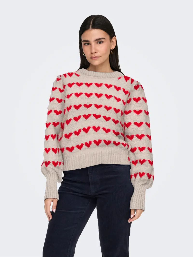 JACQUELINE DE YONG SIGRID MAGLIONE CON CUORI 15304813 CMR