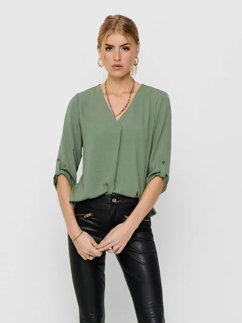 JACQUELINE DE YONG T-SHIRT DIVYA TOP 3/4 DONNA 15226911 SSY