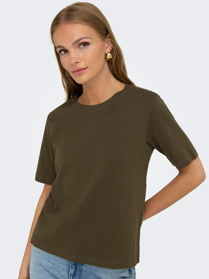 JACQUELINE DE YONG T-SHIRT REC MANICA CORTA GIROCOLLO DONNA 15344612 SLB