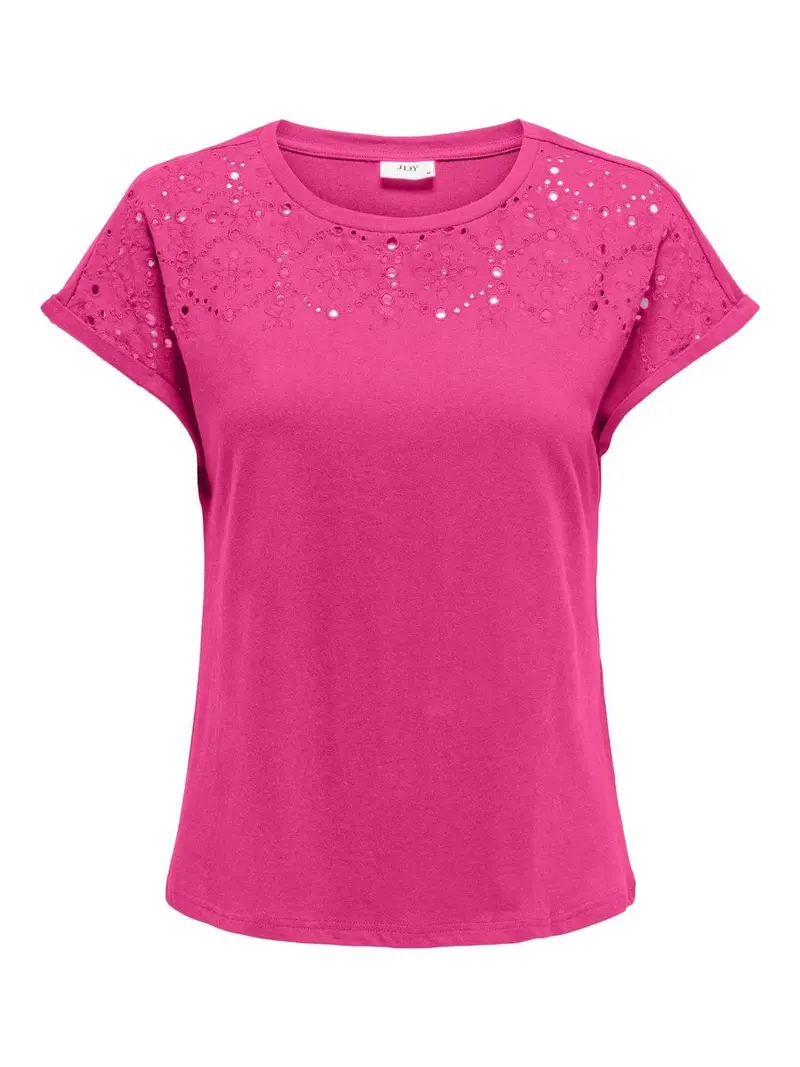 JACQUELINE DE YONG T-SHIRT VIVA LIFE SHORT SLEEVES DONNA 15318216 FCP