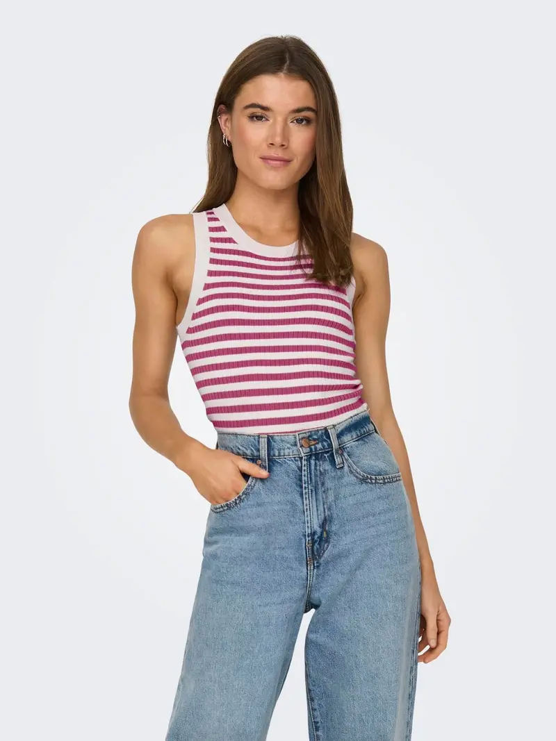 JACQUELINE DE YONG TOP AYA STRIPES TANK DONNA 15287500 CDI