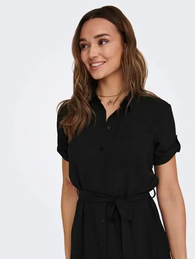 JACQUELINE DE YONG W LION MIDI S/S SHIRT DRESS WVN 15287297