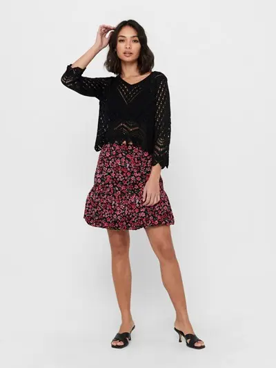 JACQUELINE DE YONG W NEW SUN 3/4 CROPPED PULLOVER 15212788