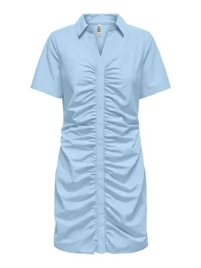 JACQUELINE DE YONG W REESE S/S RUCHING SHIRT DRESS 15291734