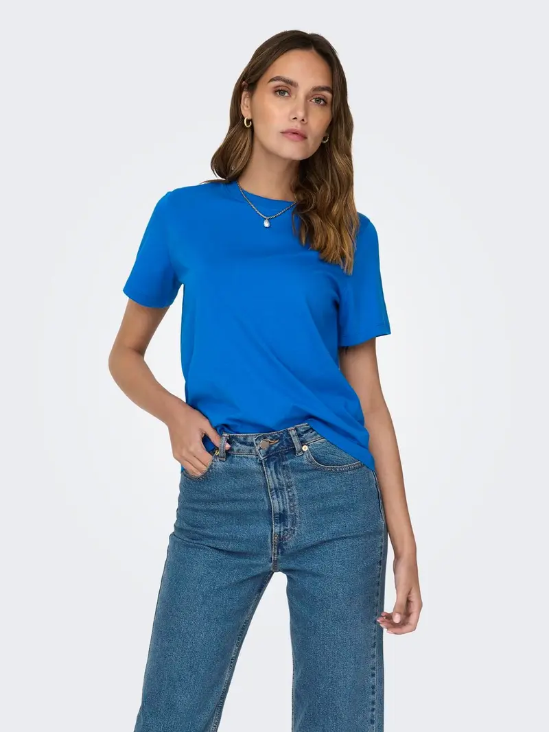 JACQUELINE DE YONG W T-SHIRT PISA SHORT SLEEVES 15292431 DRB