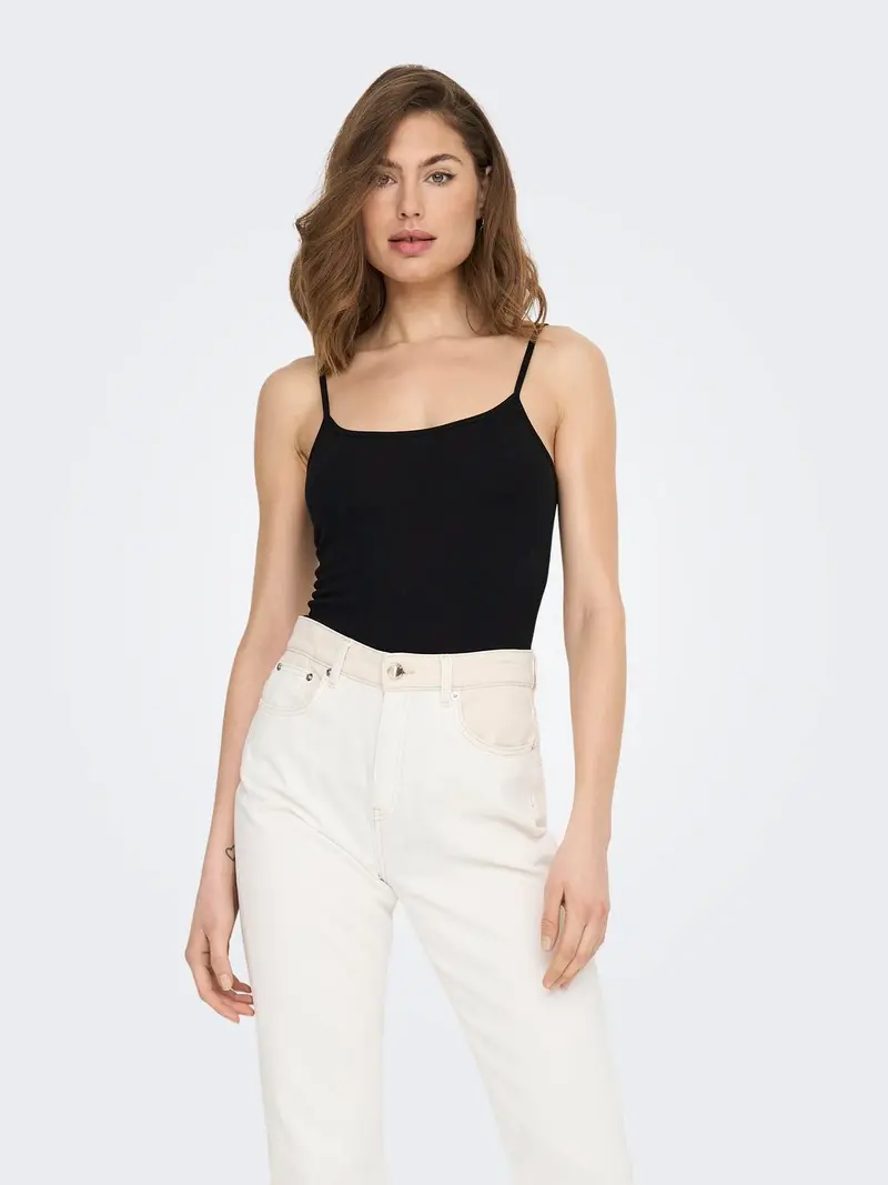 JACQUELINE DE YONG W TOP AVA SINGLET 15148401 BLK