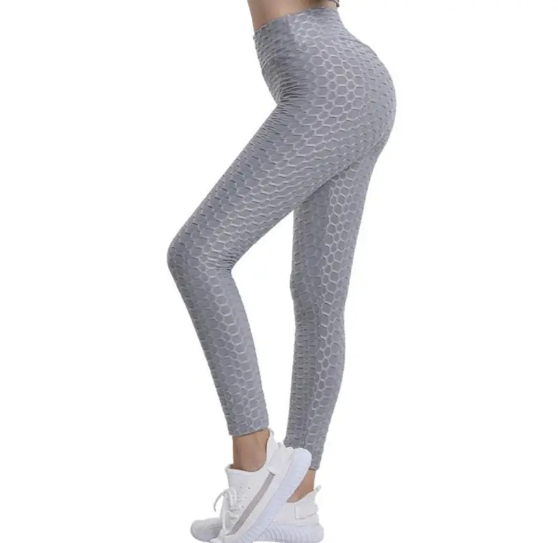 JASMINE Leggins Gondola Blu (055) - Leggins Bi-Stretch modellanti forma glutei in tessuto microfifra traspirante vita medioalta schiaccia addome