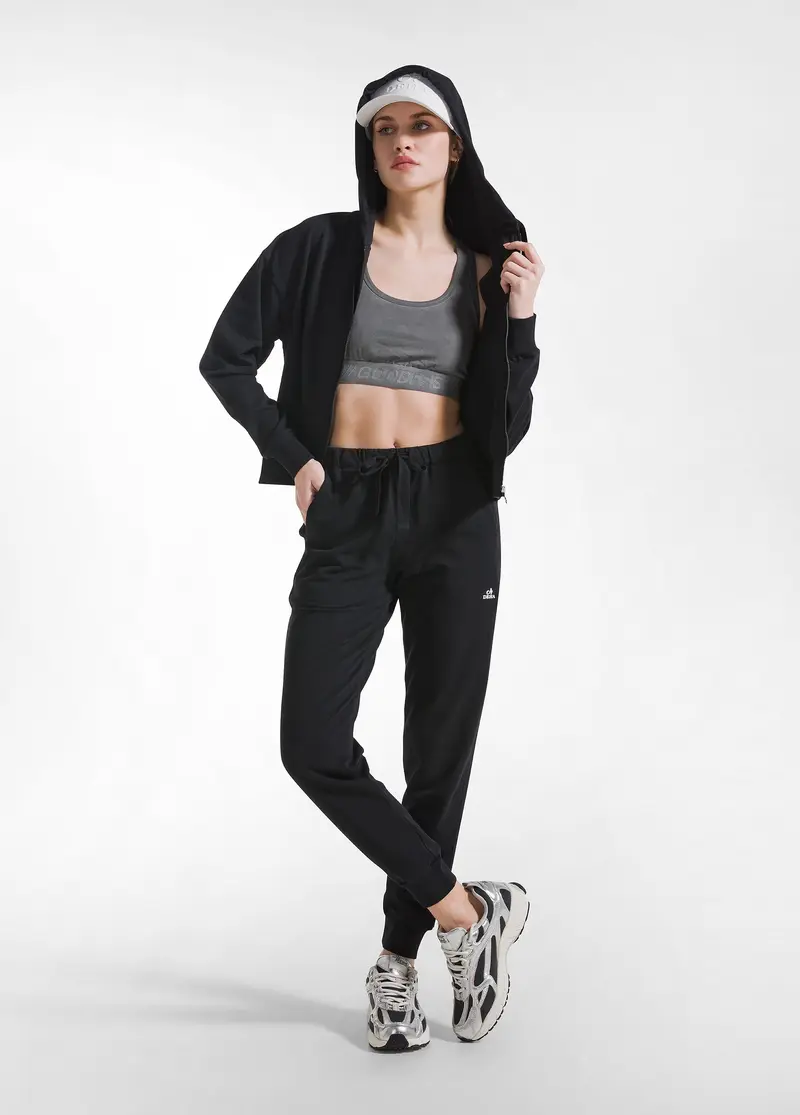 JOGGER IN TESSUTO STRETCH NERO