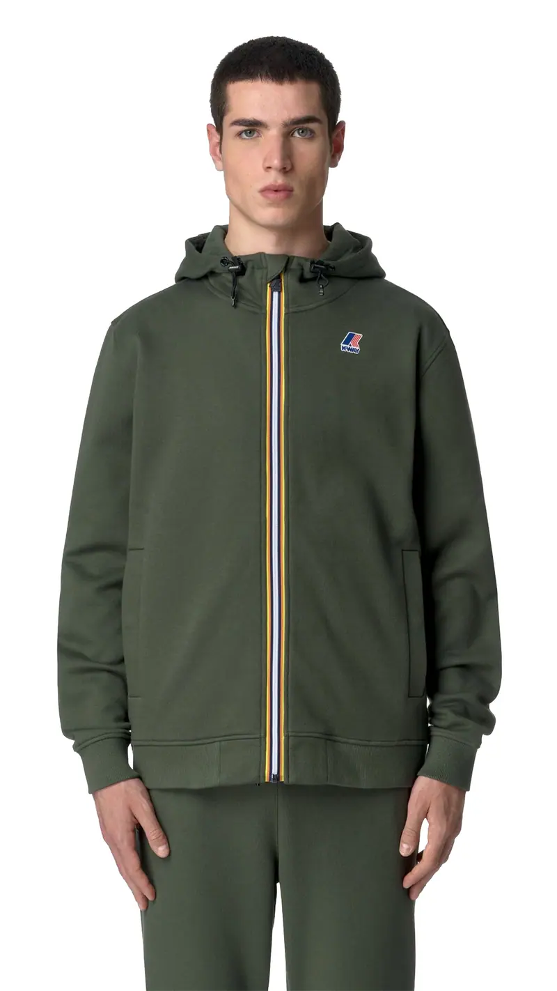 K-WAY FELPA LE VRAI ARROUX UOMO K3123PW WMR