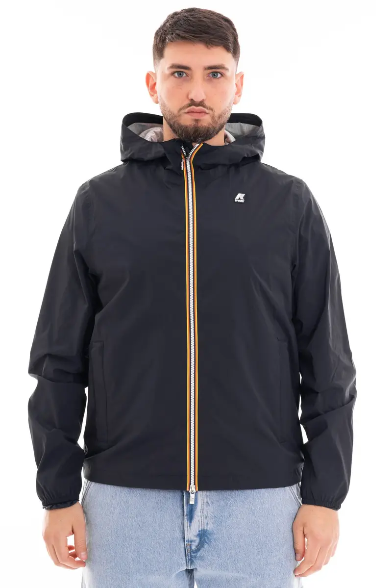 K-WAY GIUBBOTTO JACK STRETCH NYLON JERSEY UOMO K2121NW K89