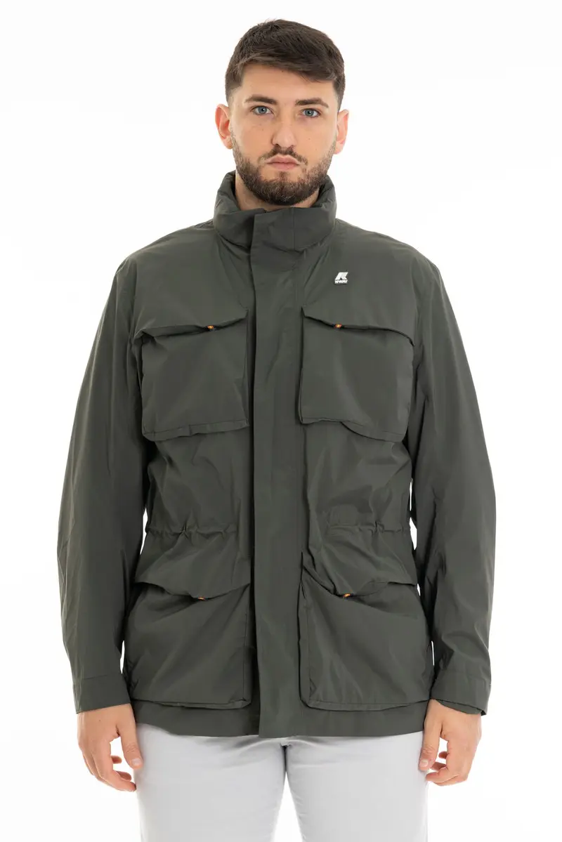 K-WAY GIUBBOTTO MANPHY STRETCH NYLON JERSEY UOMO K2121QW WMR