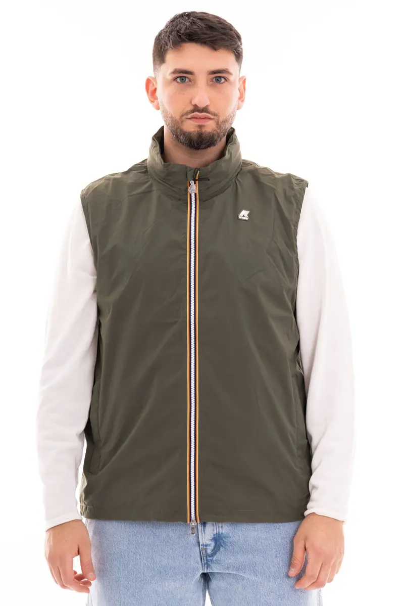K-WAY GIUBBOTTO SMANICATO VALEN STRETCH NYLON JERSEY UOMO K3131JW H11