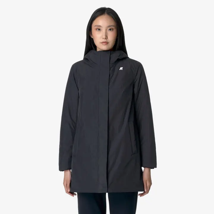 K-WAY GIUBBOTTO SOPHIE SOFT TOUCH LUNGO DONNA K71326W AL9