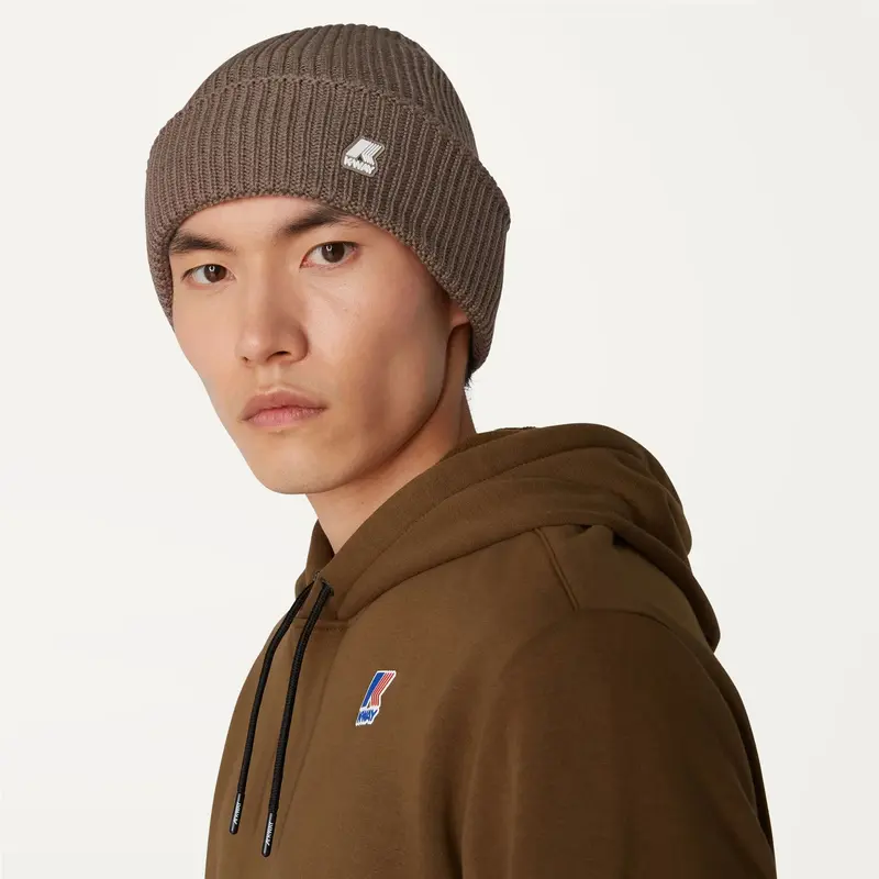 K-WAY M BRICE CARDIGAN STITCH WOOL CAPPELLO K11319W WG9