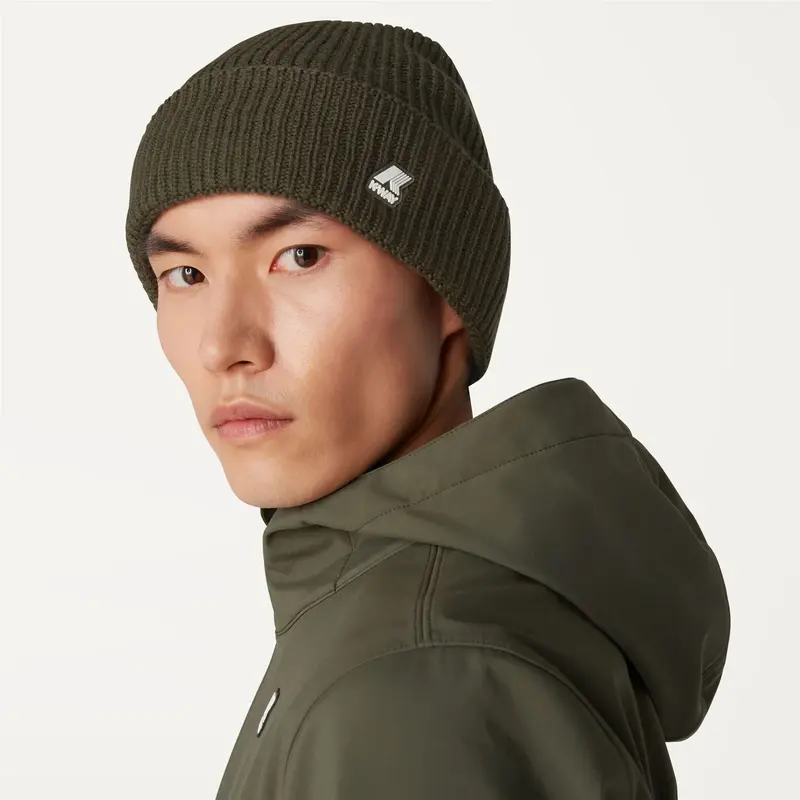 K-WAY M BRICE CARDIGAN STITCH WOOL CAPPELLO K11319W WMR