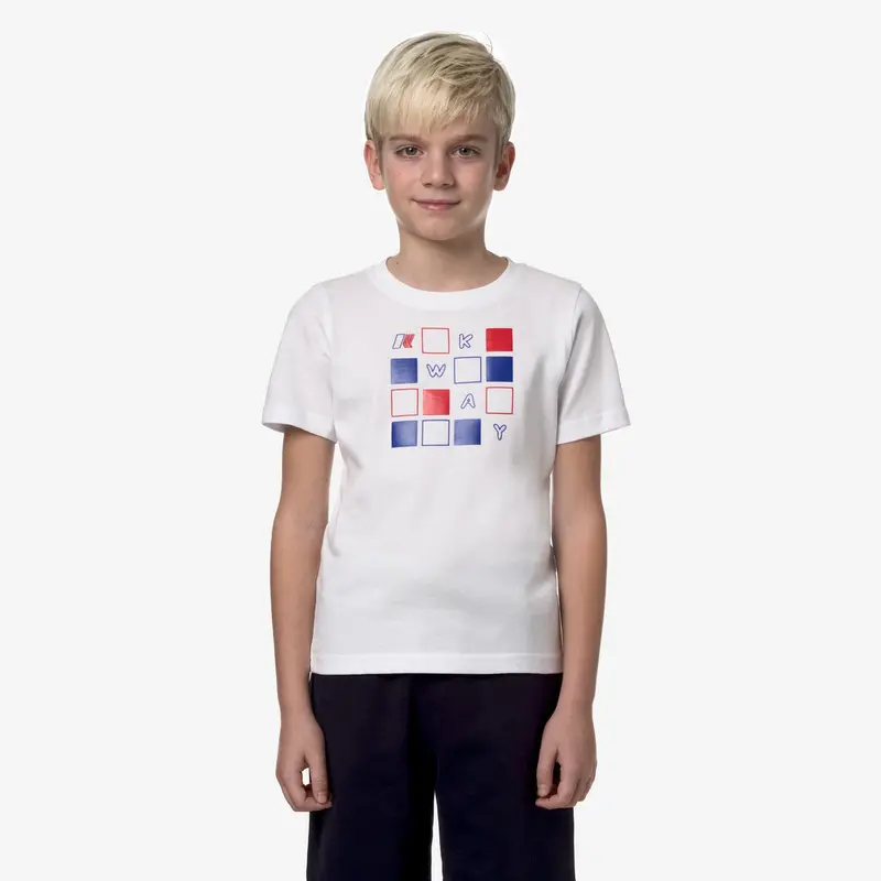 K-WAY T-SHIRT O. ODOM PUZZLE JR K3126TW 001