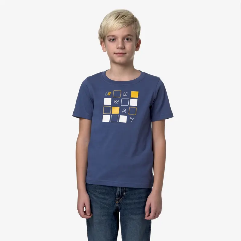 K-WAY T-SHIRT O. ODOM PUZZLE JR K3126TW P35
