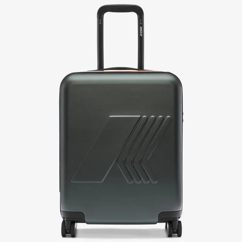 K-WAY TROLLEY RUGIDO EUDOXIE PICCOLO LOGO IN RILIEVO K81372W WMR