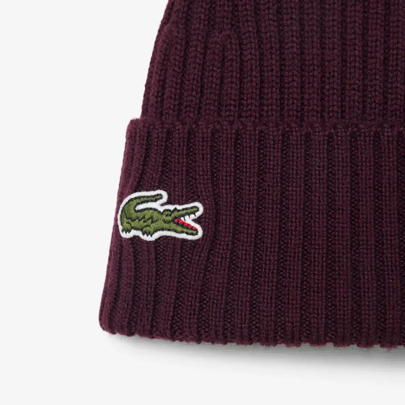 LACOSTE BERRETTO IN LANA SPAZZOLATA A COSTINE RB0001 3KE