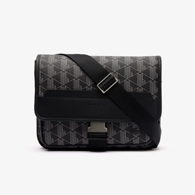 LACOSTE BORSA A TRACOLLA GRANDE MONOGRAM NH4411 H45