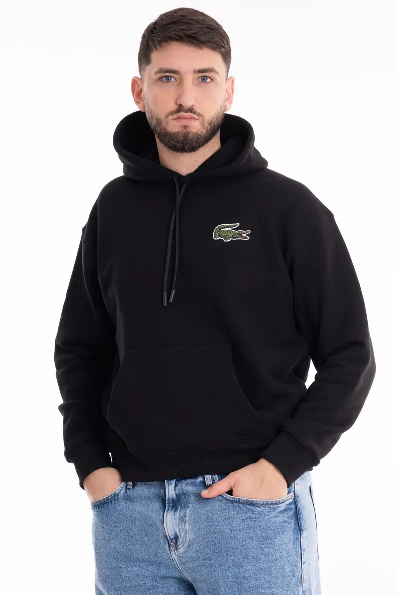 LACOSTE FELPA JOGGER LOOSE FIT CAPPUCCIO UOMO SH6404 031