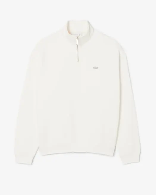 LACOSTE FELPA LACOSTE IN TESSUTO PESANTE CON ZIP SUL COLLO SH7759 70V