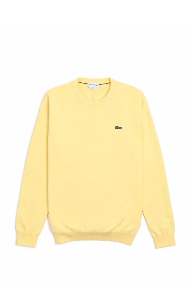 LACOSTE MAGLIONE GIROCOLLO CON LOGO PICCOLO UOMO AH0128 107