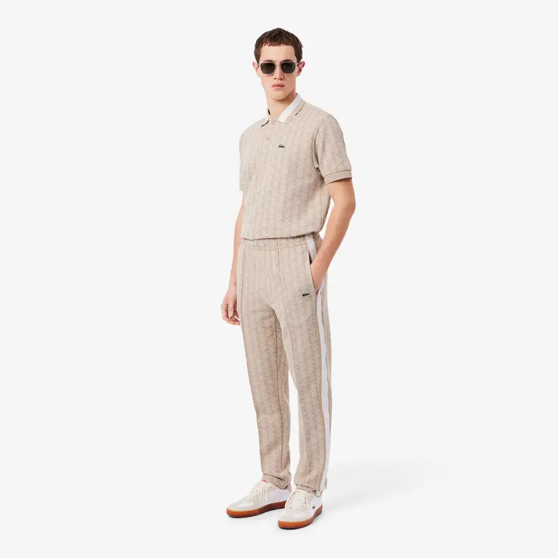 LACOSTE PANTALONI TUTA CON MONOGRAMMA PARIS UOMO XH1440 8GI