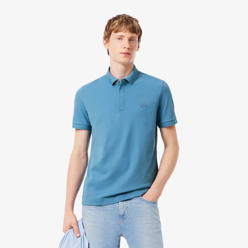 LACOSTE POLO REGULAR FIT IN PIQUET ELASTICIZZATO PARIS UOMO PH5522 JBK