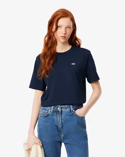 LACOSTE T-SHIRT IN MORBIDO COTONE RELAXED FIT tf7215 166