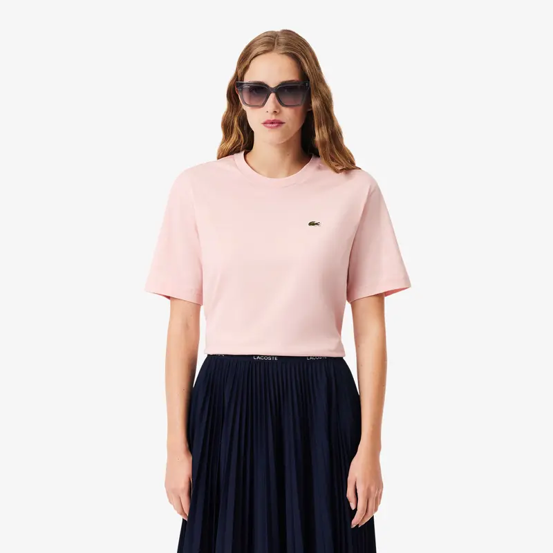LACOSTE T-SHIRT IN MORBIDO COTONE RELAXED FIT TF7215 ADY