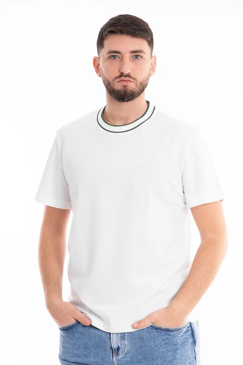 LACOSTE T-SHIRT IN PIQUÉ ELASTICIZZATO UOMO TH8174 001