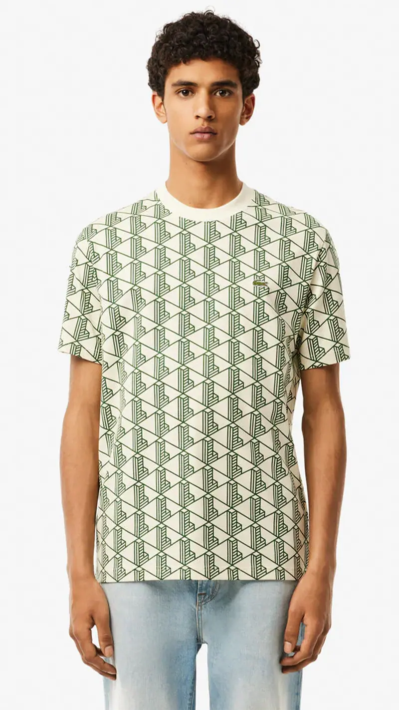 LACOSTE T-SHIRT MONOGRAM TH2831 PT2