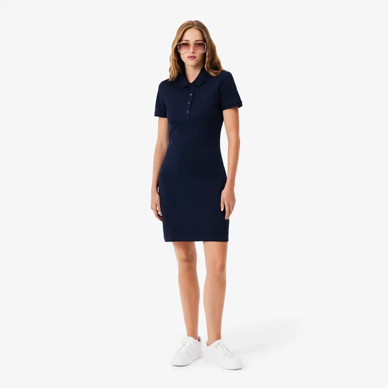 LACOSTE VESTITO POLO SLIM FIT IN MINI PIQUET STRETCH EF5473 166