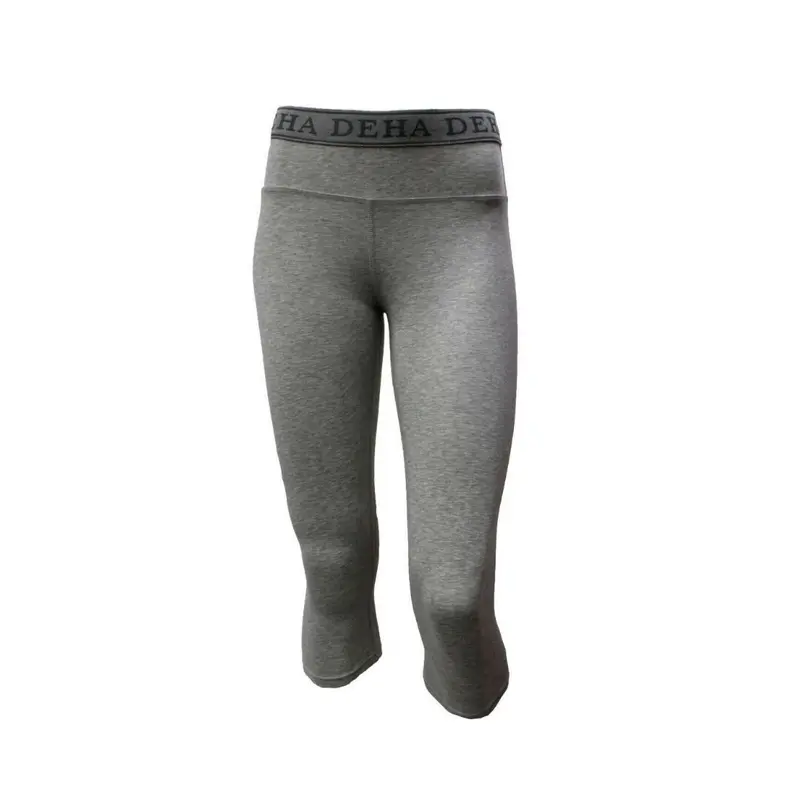 Leggings 3/4 da donna Deha colore nero e grigio