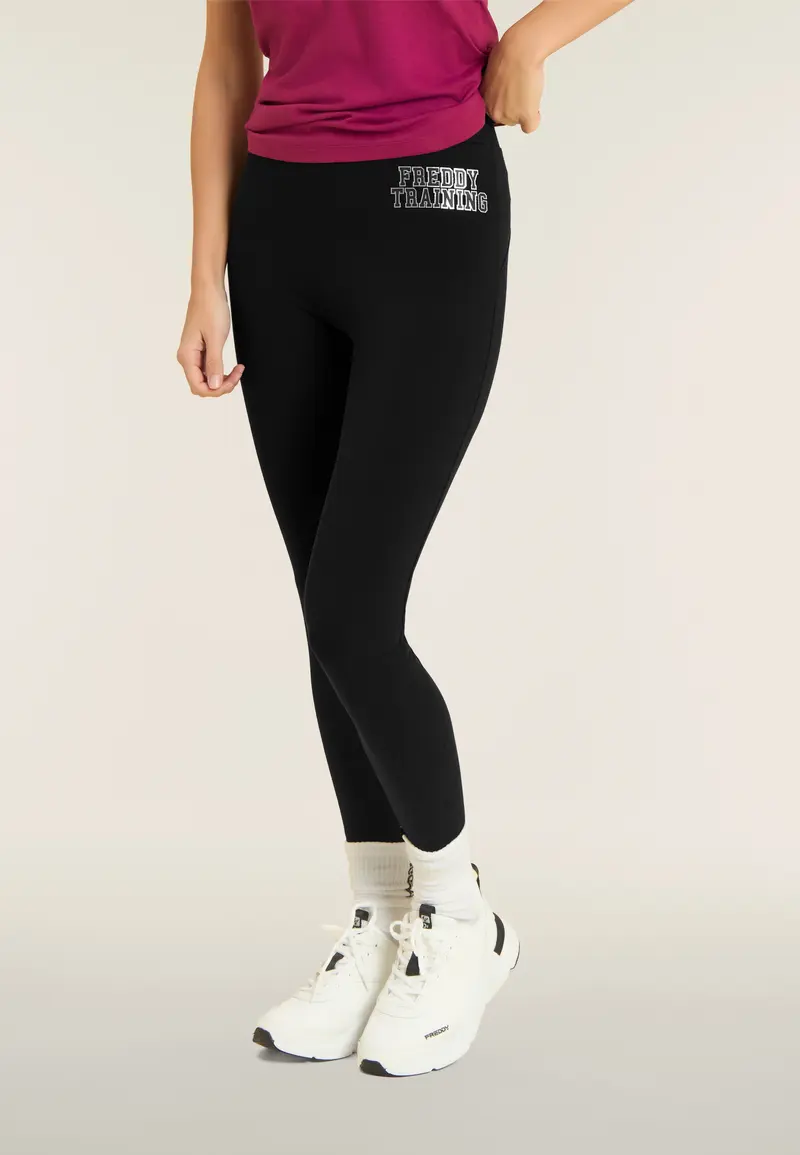 Leggings 7/8 Vita Alta Freddy Training con Carré