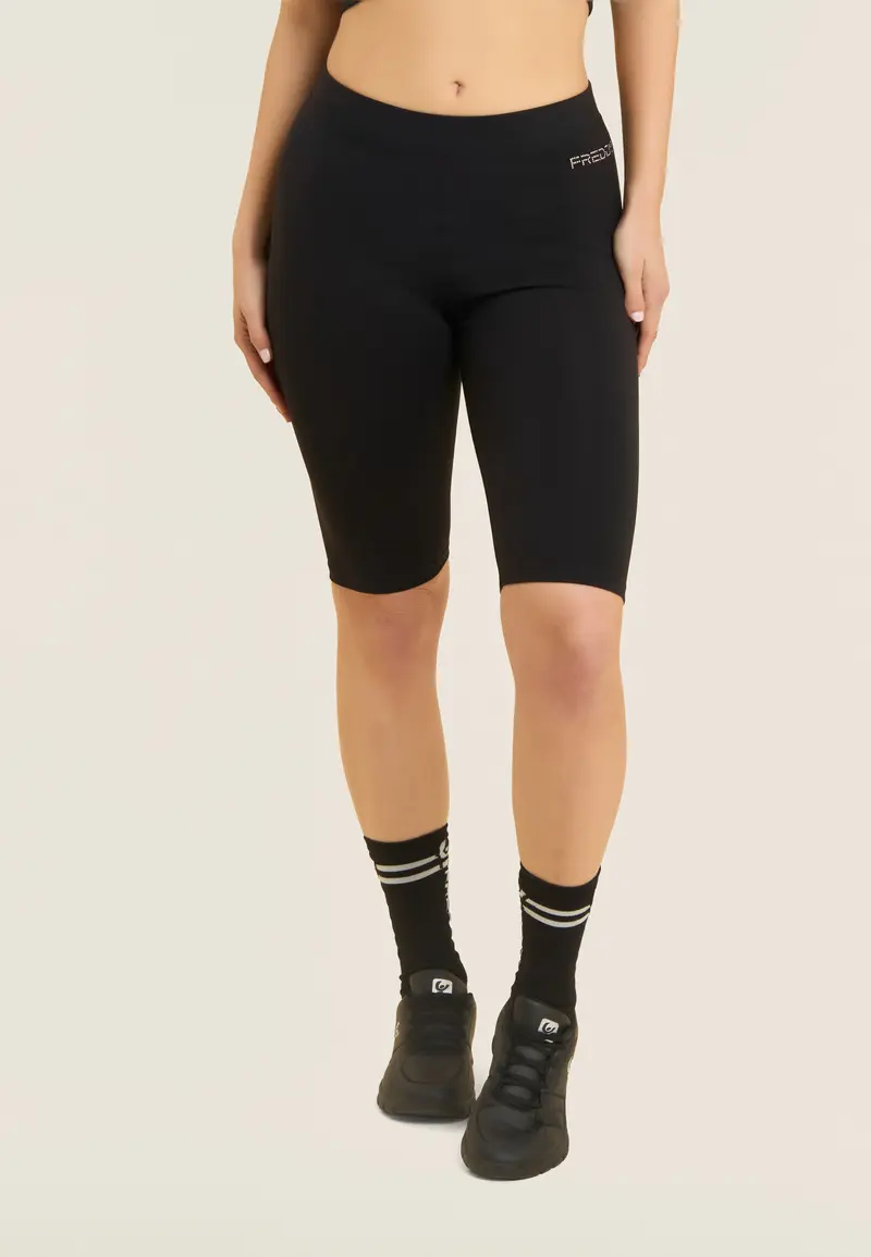 Leggings Biker in Jersey pesante con Logo FREDDY