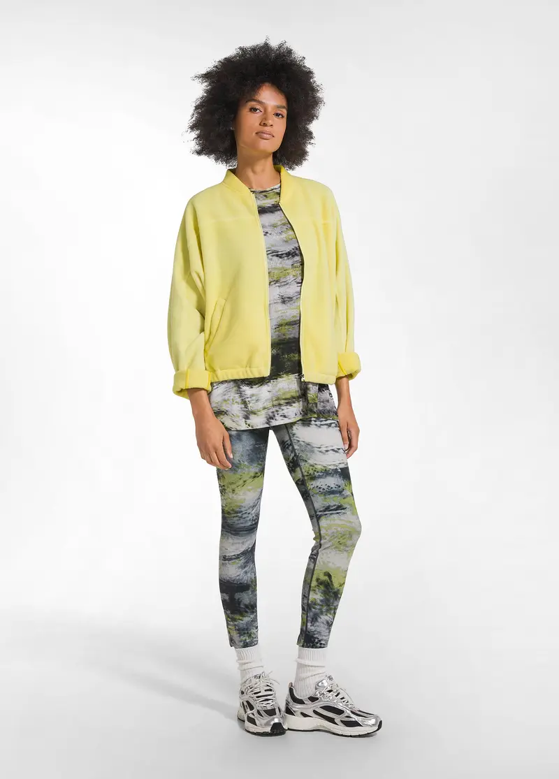 LEGGINGS IN MICROFIBRA CON STAMPA ALLOVER OTHER