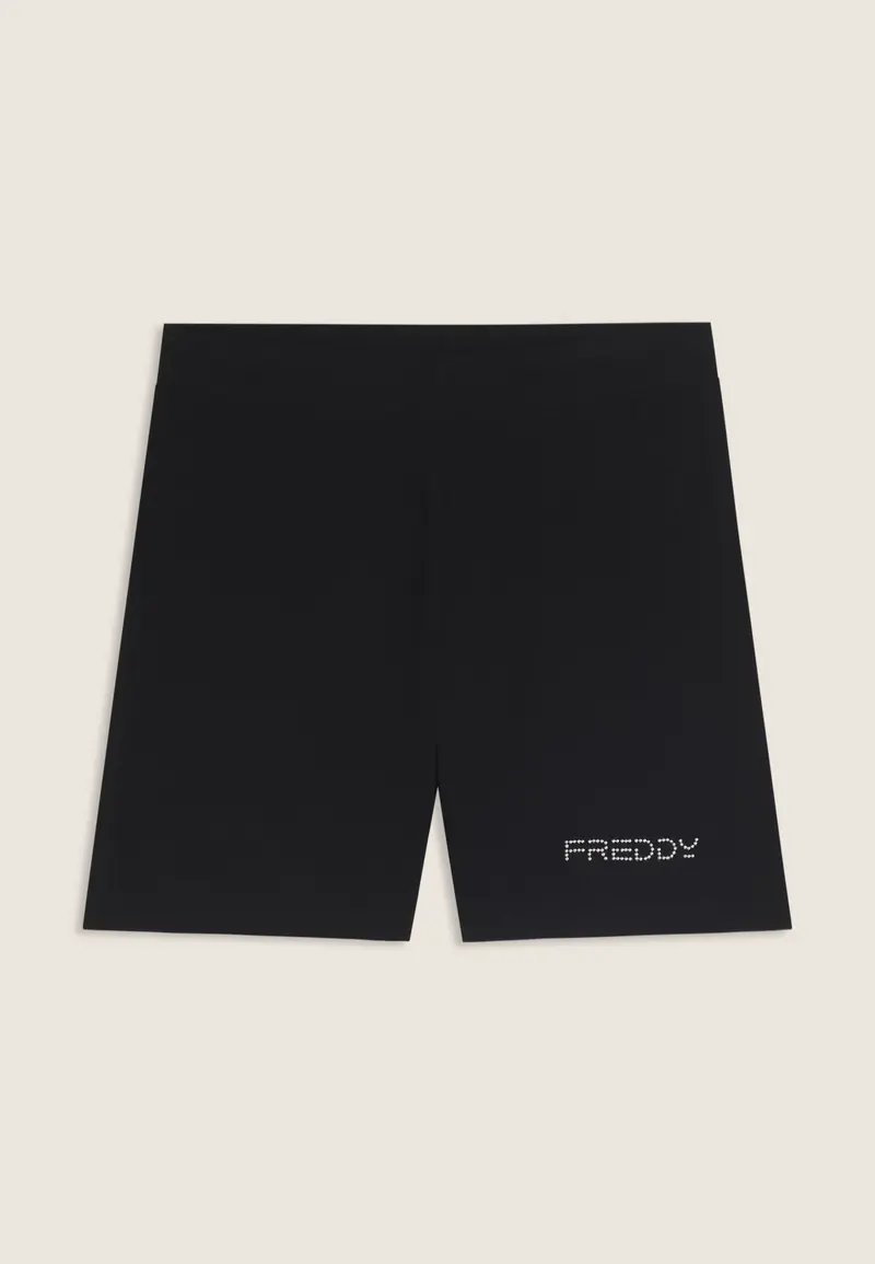 Leggings Short in Jersey pesante con Logo FREDDY