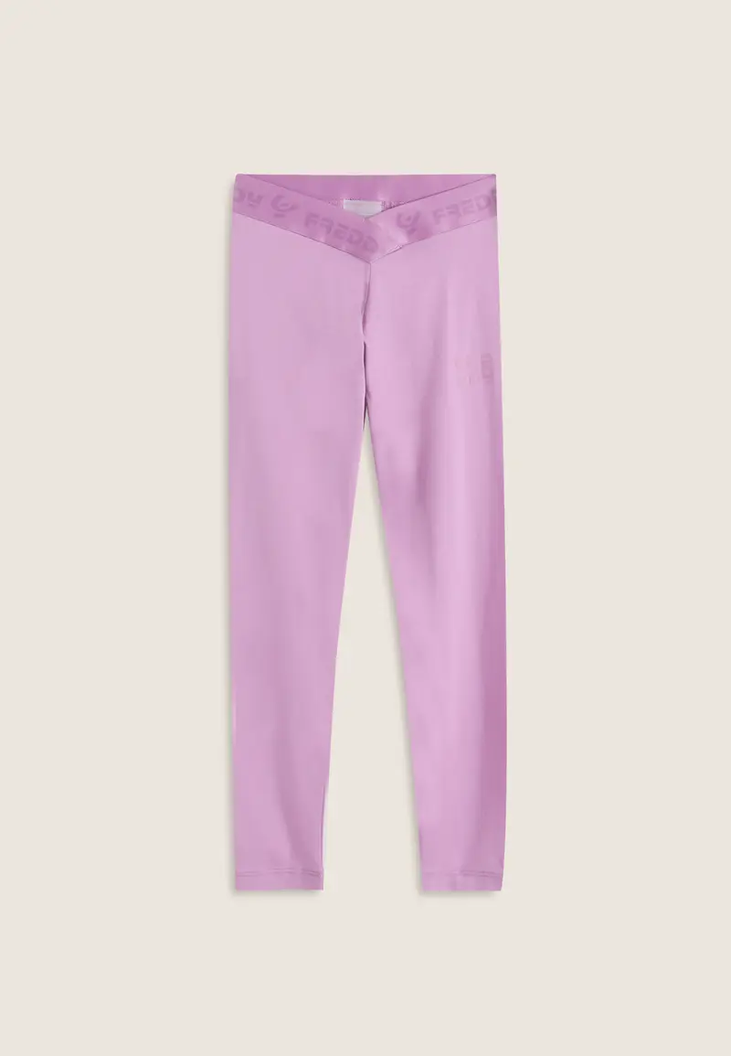 Leggings skinny con fascia logata