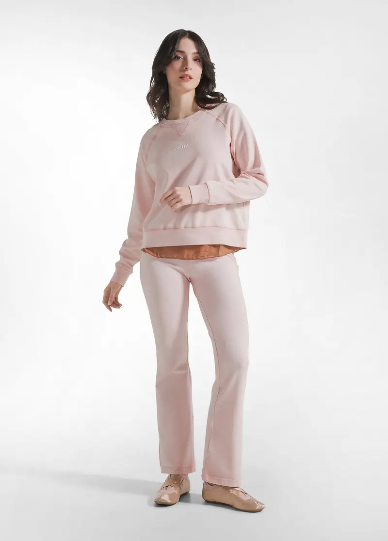 LEGGINGS SVASATO EFFETTO SFUMATO ROSA