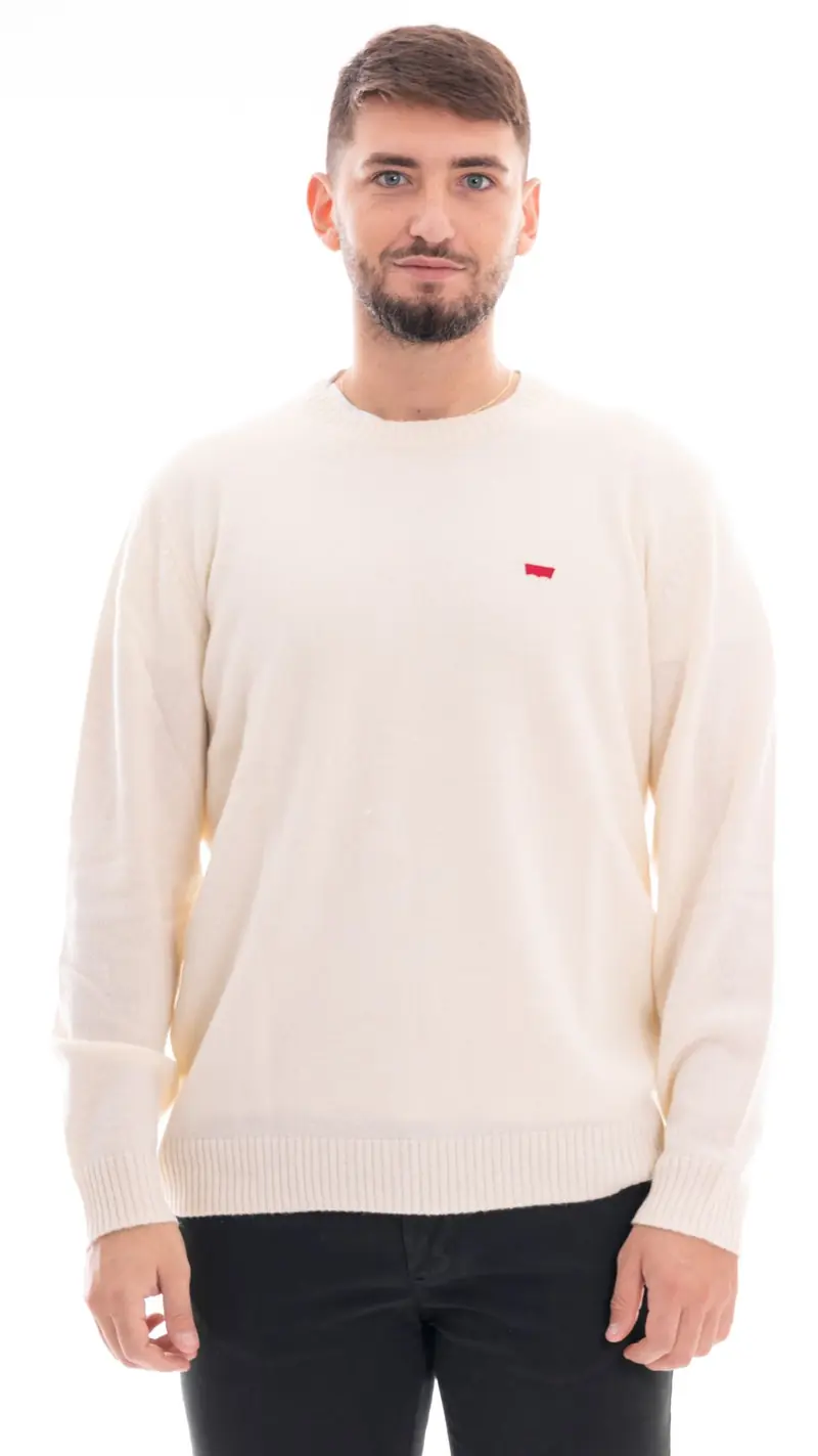 LEVI'S MAGLIONE ORIGINAL GIROCOLLO CON LOGO UOMO A4320 0002