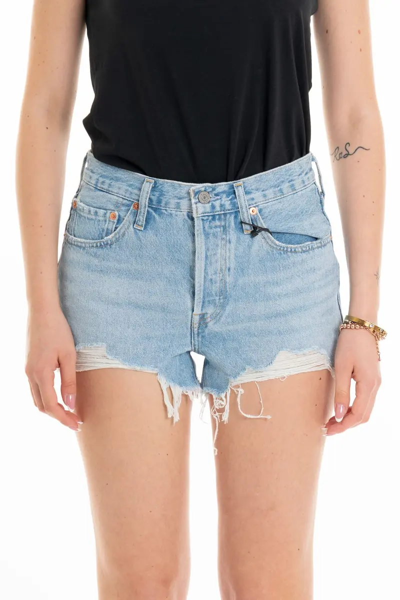 LEVI'S SHORTS JEAN 501 ORIGINAL HIGH-RISE DONNA 56327 0086