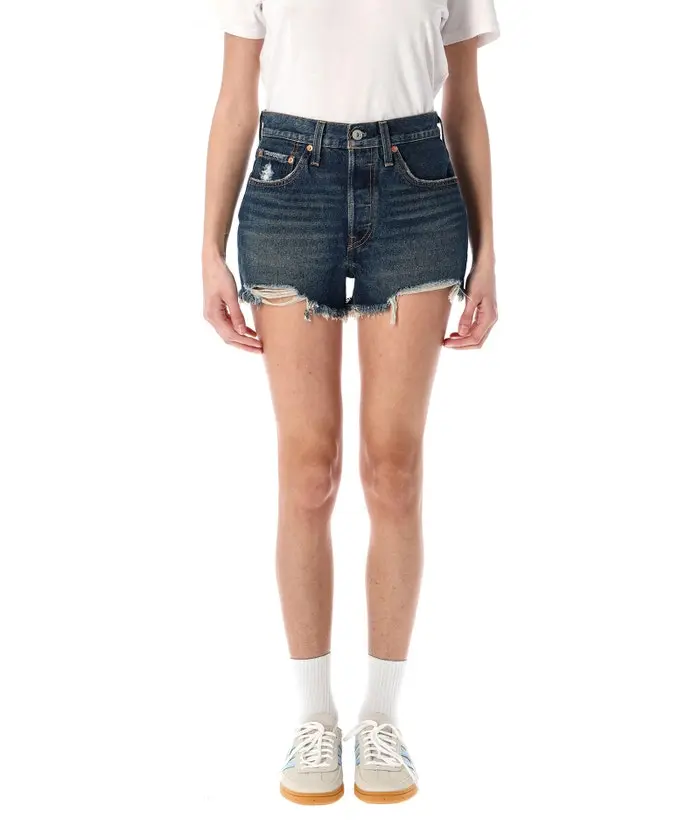 LEVI'S SHORTS JEAN 501 ORIGINAL HIGH-RISE DONNA 56327 0411