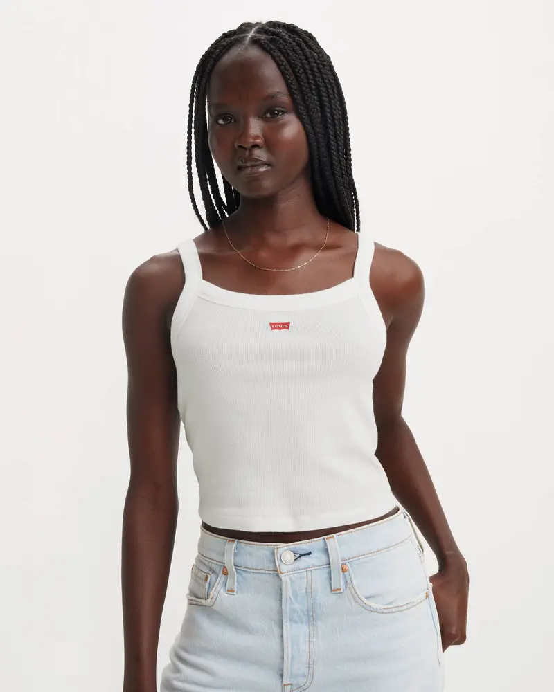 LEVI'S T-SHIRT SPALLINA STRETTA ESSENTIAL SPORTY RIB DONNA A7420 0009