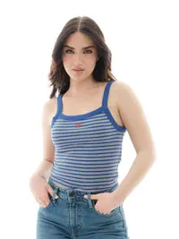 LEVI'S T-SHIRT SPALLINA STRETTA ESSENTIAL SPORTY RIB DONNA A7420 0019