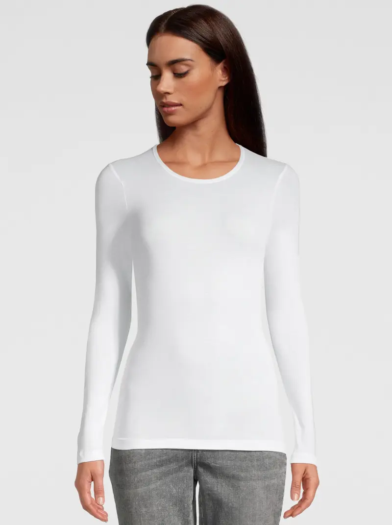 Long-sleeved Shirt in Egyptian Makò Cotton 476