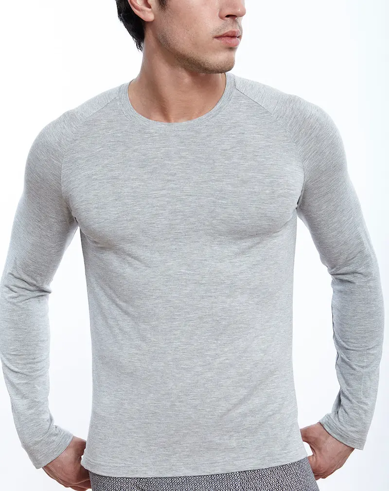 Long Sleeves Raglan round neck   Micromodal 1580