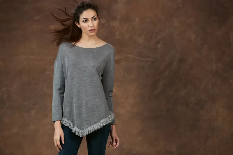 Longsleeves Woman Wool and Silk 4790